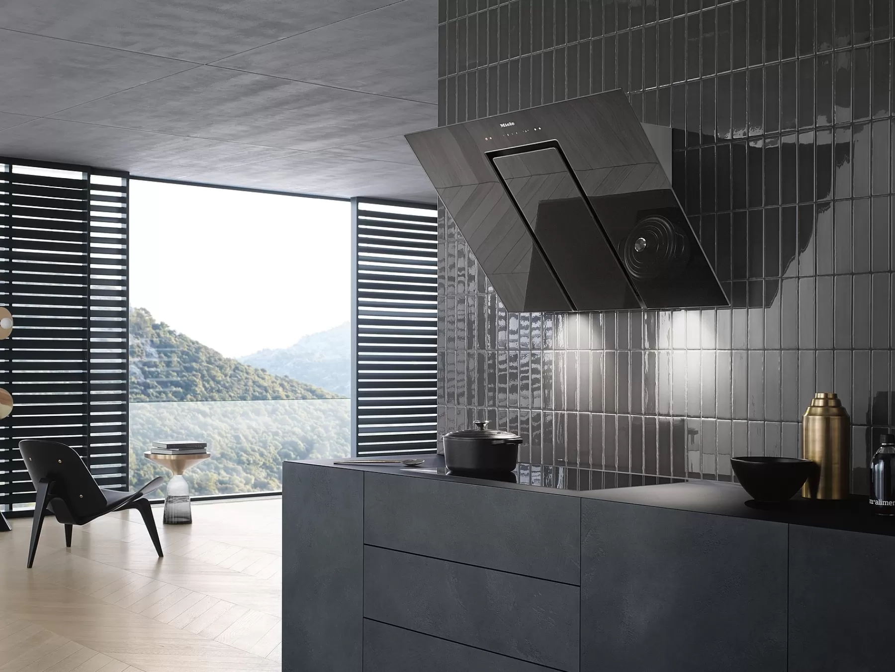 Miele Ventilations Hoods<Da 6498 W Pure Grey