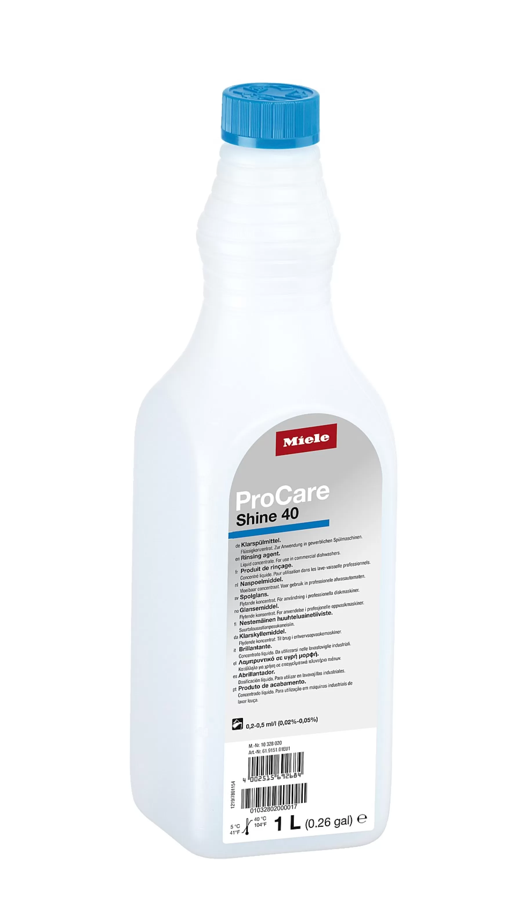 Miele Professional Detergents<Rinse Aid, 1 L